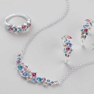 Elegant Multicolor spring radiance 3 piece Jewelry Set
